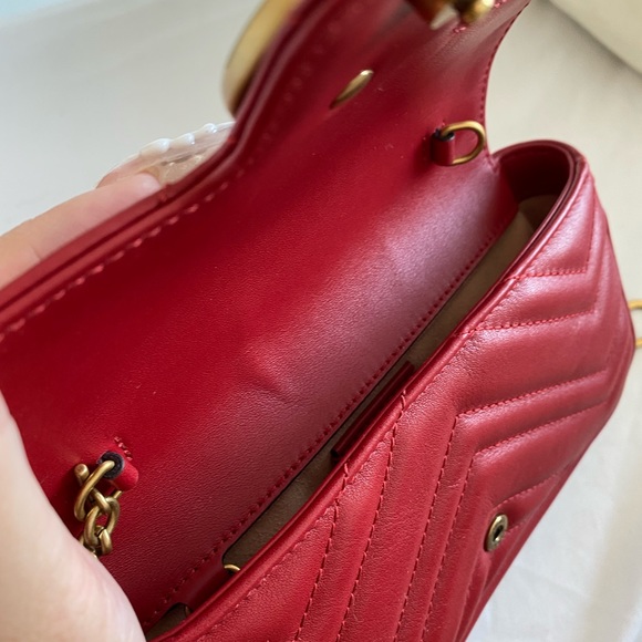 SOLD | Super mini Gucci marmont red authentic - Picture 4 of 6